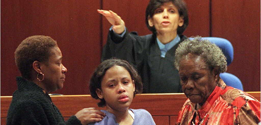 Ashley Jones is sentenced to death in prison at age 14 in Jefferson County, Alabama