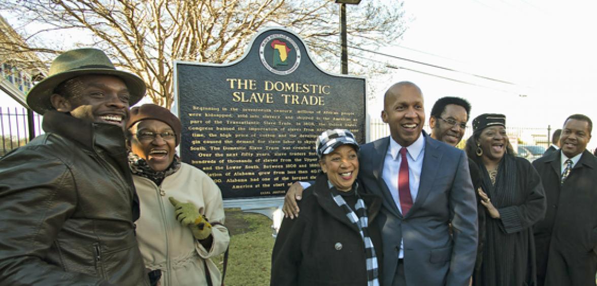 EJI Dedicates Historical Markers In Montgomery About Slavery In America