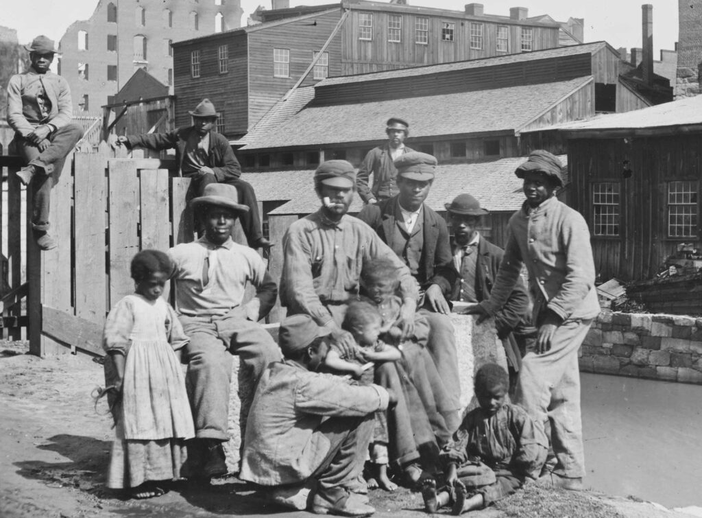 192-Z 1865 Alexandria Virginia SLAVE DEPOT Civil War PHOTO
