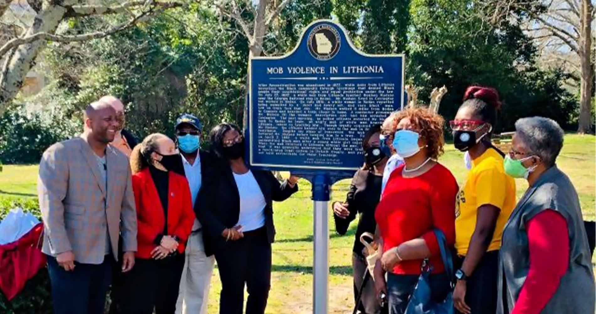 Community in DeKalb County, Erects Historical Marker at