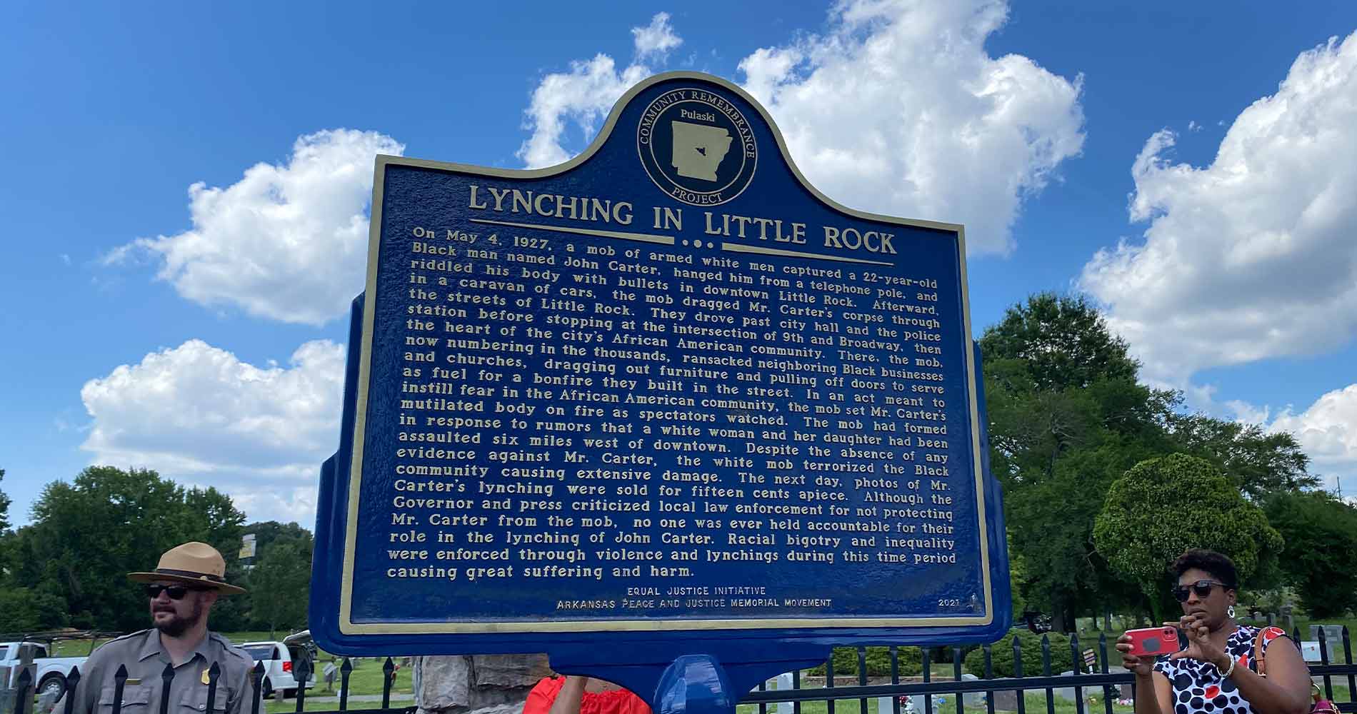 Historical Marker Dedicated in Little Rock, Arkansas